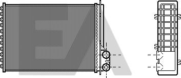EACLIMA 45C60025 - Теплообмінник, опалення салону autocars.com.ua
