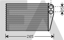 EACLIMA 45C60028 - Теплообмінник, опалення салону autocars.com.ua