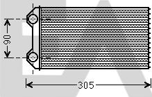 EACLIMA 45C60030 - Теплообмінник, опалення салону autocars.com.ua