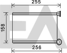 EACLIMA 45C60032 - Теплообмінник, опалення салону autocars.com.ua