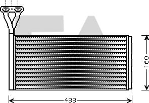 EACLIMA 45C63002 - Теплообмінник, опалення салону autocars.com.ua