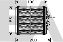 EACLIMA 45C69002 - Теплообмінник, опалення салону autocars.com.ua