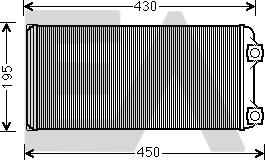 EACLIMA 45C76004 - Теплообмінник, опалення салону autocars.com.ua