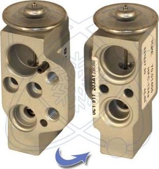 EACLIMA 60A0018 - Розширювальний клапан, кондиціонер autocars.com.ua