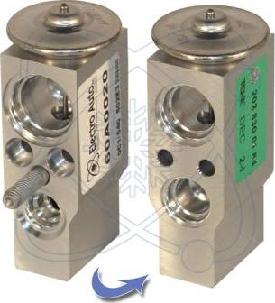 EACLIMA 60A0020 - Розширювальний клапан, кондиціонер autocars.com.ua