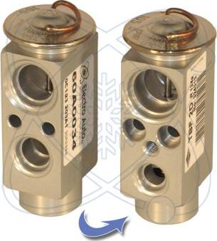 EACLIMA 60A0034 - Розширювальний клапан, кондиціонер autocars.com.ua