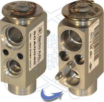 EACLIMA 60A0046 - Розширювальний клапан, кондиціонер autocars.com.ua