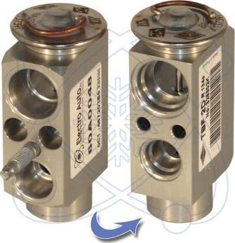 EACLIMA 60A0048 - Розширювальний клапан, кондиціонер autocars.com.ua