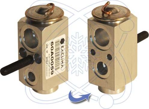 EACLIMA 60A0059 - Розширювальний клапан, кондиціонер autocars.com.ua