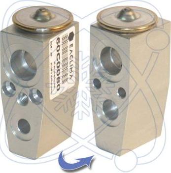 EACLIMA 60C0060 - Розширювальний клапан, кондиціонер autocars.com.ua