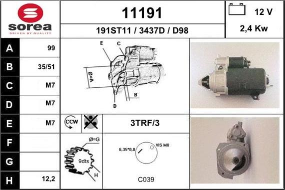 EAI 11191 - Стартер autodnr.net