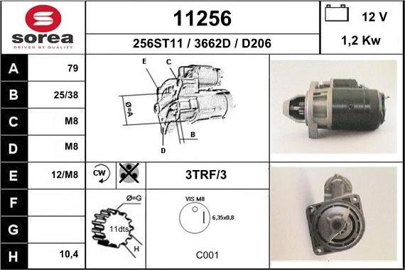 EAI 11256 - Стартер avtokuzovplus.com.ua