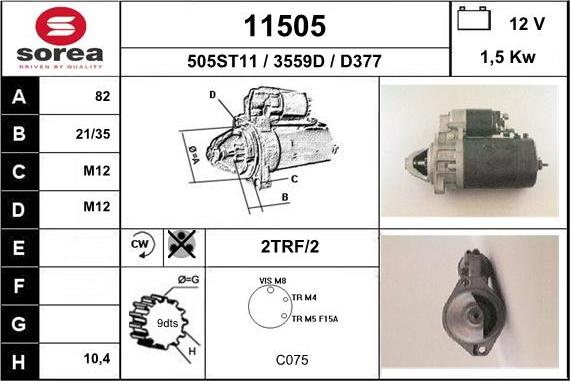 EAI 11505 - Стартер autodnr.net