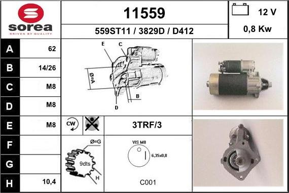 EAI 11559 - Стартер autodnr.net