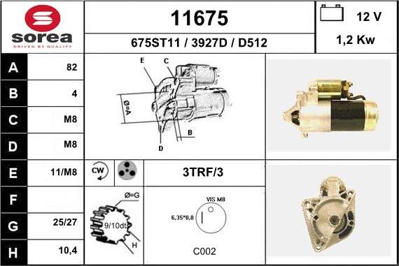 EAI 11675 - Стартер autodnr.net