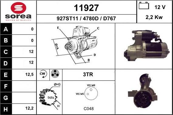 EAI 11927 - Стартер autodnr.net