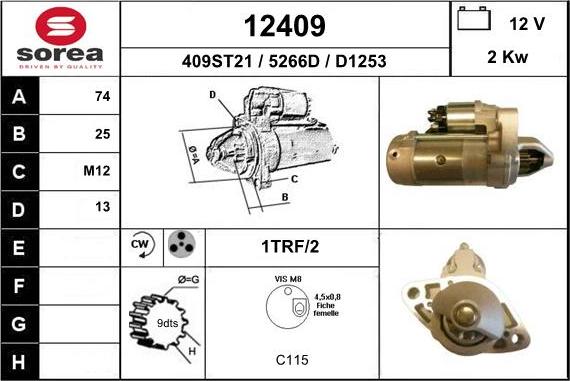 EAI 12409 - Стартер autodnr.net