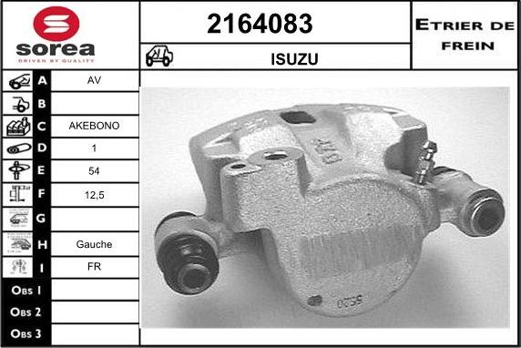 EAI 2164083 - Гальмівний супорт autocars.com.ua