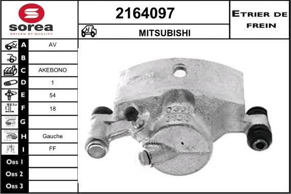 EAI 2164097 - Тормозной суппорт autodnr.net