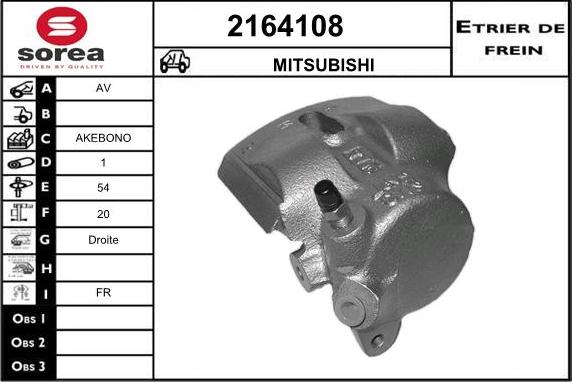 EAI 2164108 - Тормозной суппорт autodnr.net