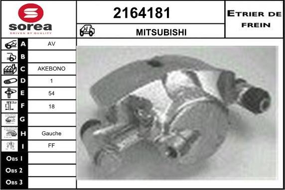 EAI 2164181 - Тормозной суппорт autodnr.net