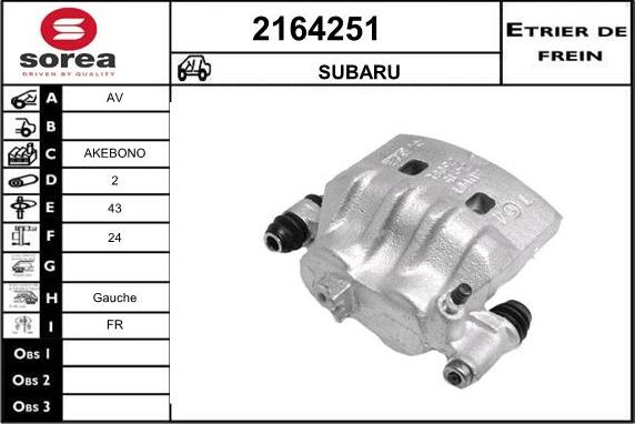 EAI 2164251 - Тормозной суппорт autodnr.net