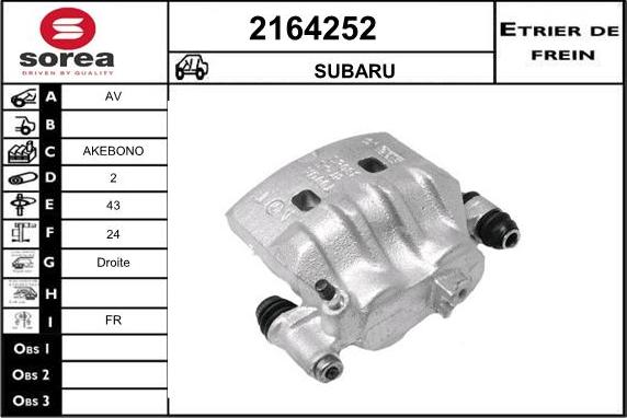 EAI 2164252 - Тормозной суппорт autodnr.net