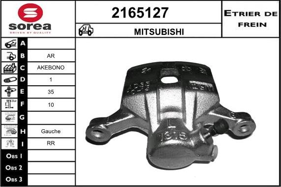 EAI 2165127 - Тормозной суппорт autodnr.net