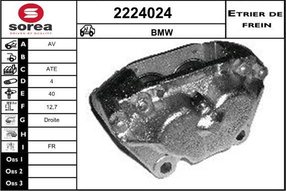 EAI 2224024 - Тормозной суппорт autodnr.net