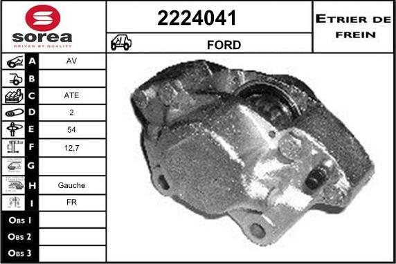 EAI 2224041 - Тормозной суппорт autodnr.net