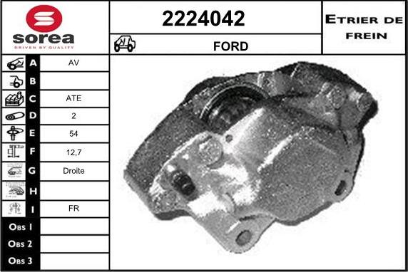 EAI 2224042 - Тормозной суппорт autodnr.net