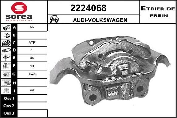 EAI 2224068 - Тормозной суппорт autodnr.net