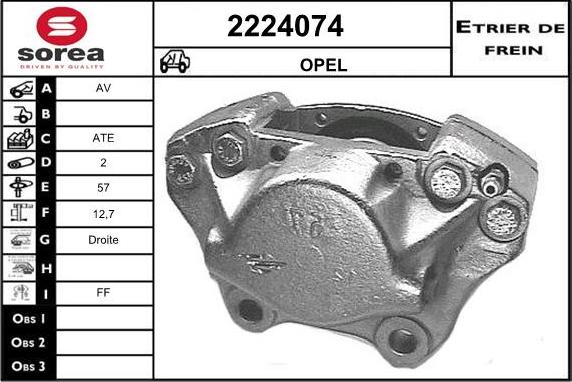 EAI 2224074 - Тормозной суппорт autodnr.net