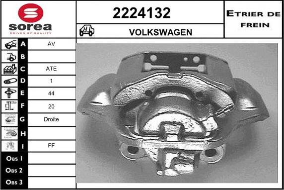 EAI 2224132 - Тормозной суппорт autodnr.net