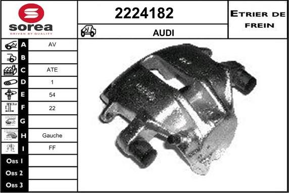 EAI 2224182 - Гальмівний супорт autocars.com.ua