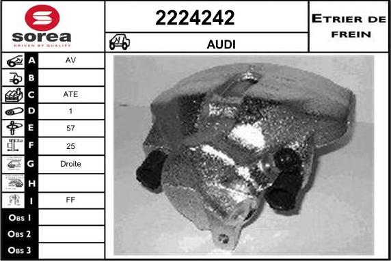 EAI 2224242 - Гальмівний супорт autocars.com.ua