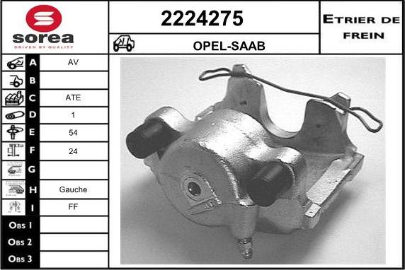 EAI 2224275 - Гальмівний супорт autocars.com.ua