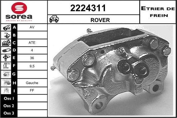 EAI 2224311 - Тормозной суппорт autodnr.net