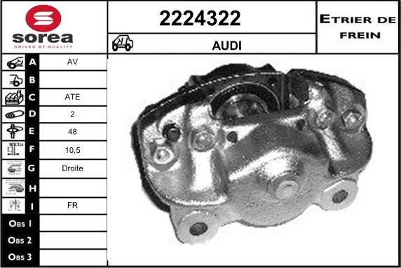 EAI 2224322 - Тормозной суппорт autodnr.net