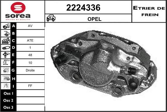 EAI 2224336 - Гальмівний супорт autocars.com.ua