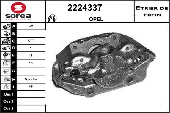 EAI 2224337 - Гальмівний супорт autocars.com.ua