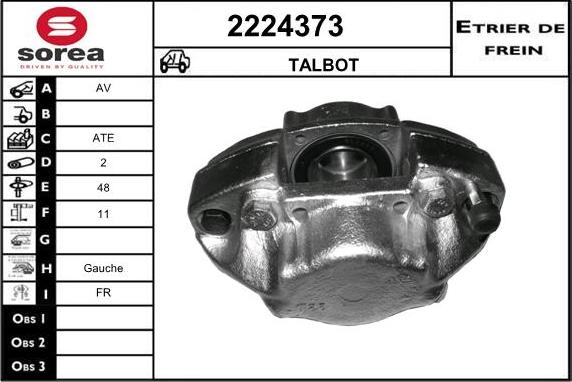 EAI 2224373 - Тормозной суппорт autodnr.net