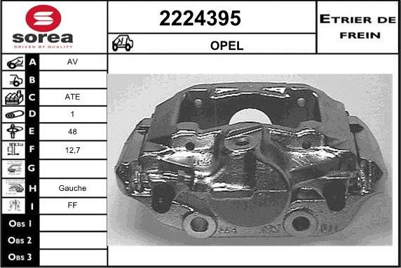 EAI 2224395 - Гальмівний супорт autocars.com.ua