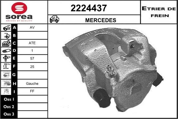 EAI 2224437 - Гальмівний супорт autocars.com.ua