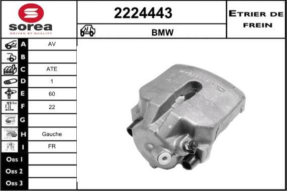 EAI 2224443 - Тормозной суппорт autodnr.net