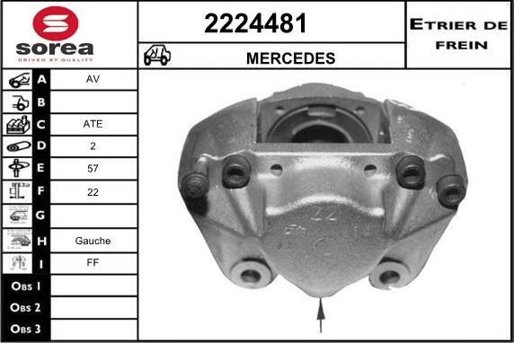 EAI 2224481 - Тормозной суппорт autodnr.net