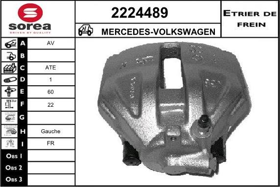 EAI 2224489 - Гальмівний супорт autocars.com.ua