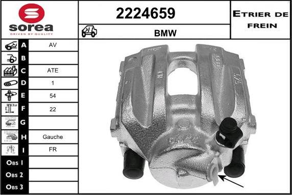 EAI 2224659 - Гальмівний супорт autocars.com.ua