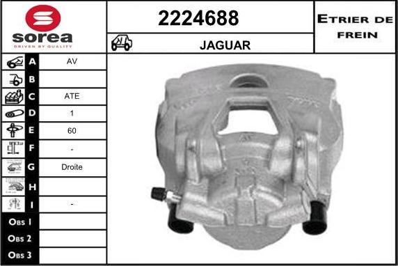 EAI 2224688 - Гальмівний супорт autocars.com.ua