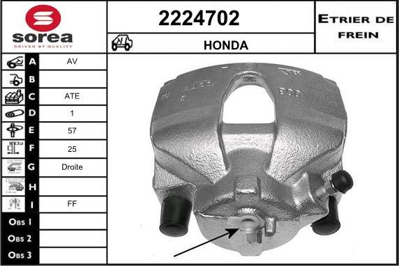 EAI 2224702 - Тормозной суппорт autodnr.net